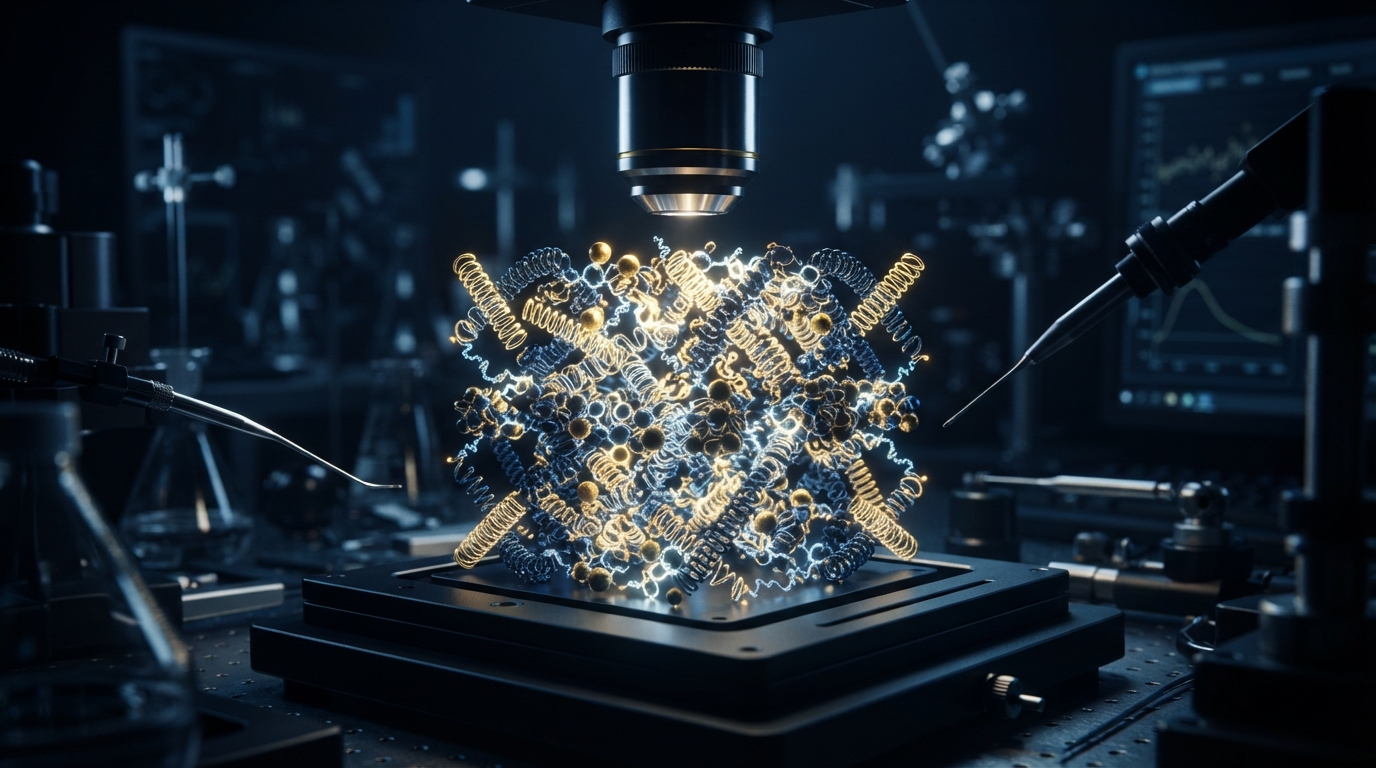Editorial illustration for How Nanomaterials Build Themselves: Principles and Applications